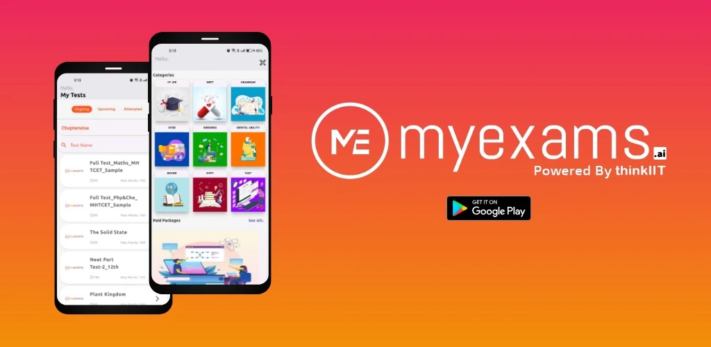 MyExams Android App Preview