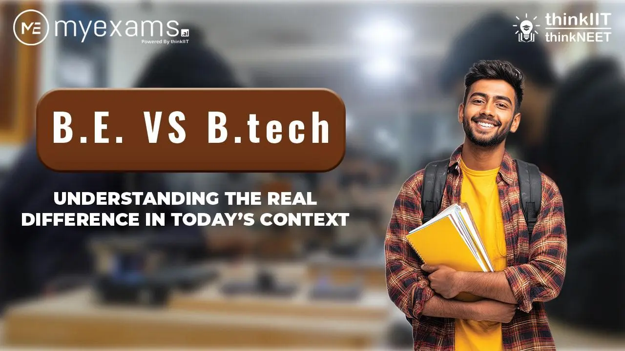"BE vs BTech comparison chart showing differences in curriculum, teaching style, core subjects, career scope, and recognition in India
