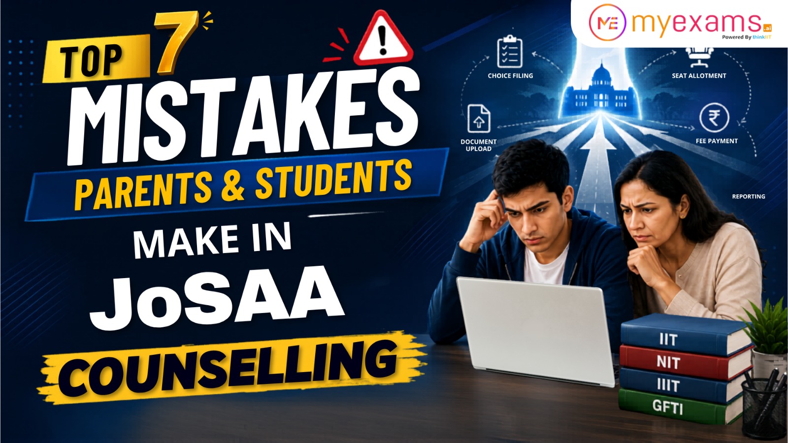 JoSAA Counselling 2026 Premium Guidance for IIT, NIT & IIIT Admissions JoSAA Counselling 2026 Premium Guidance for IIT, NIT & IIIT Admissions