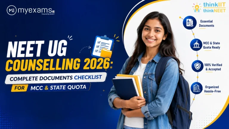NEET UG Counselling 2026 Documents Checklist: Complete MCC & State Quota List