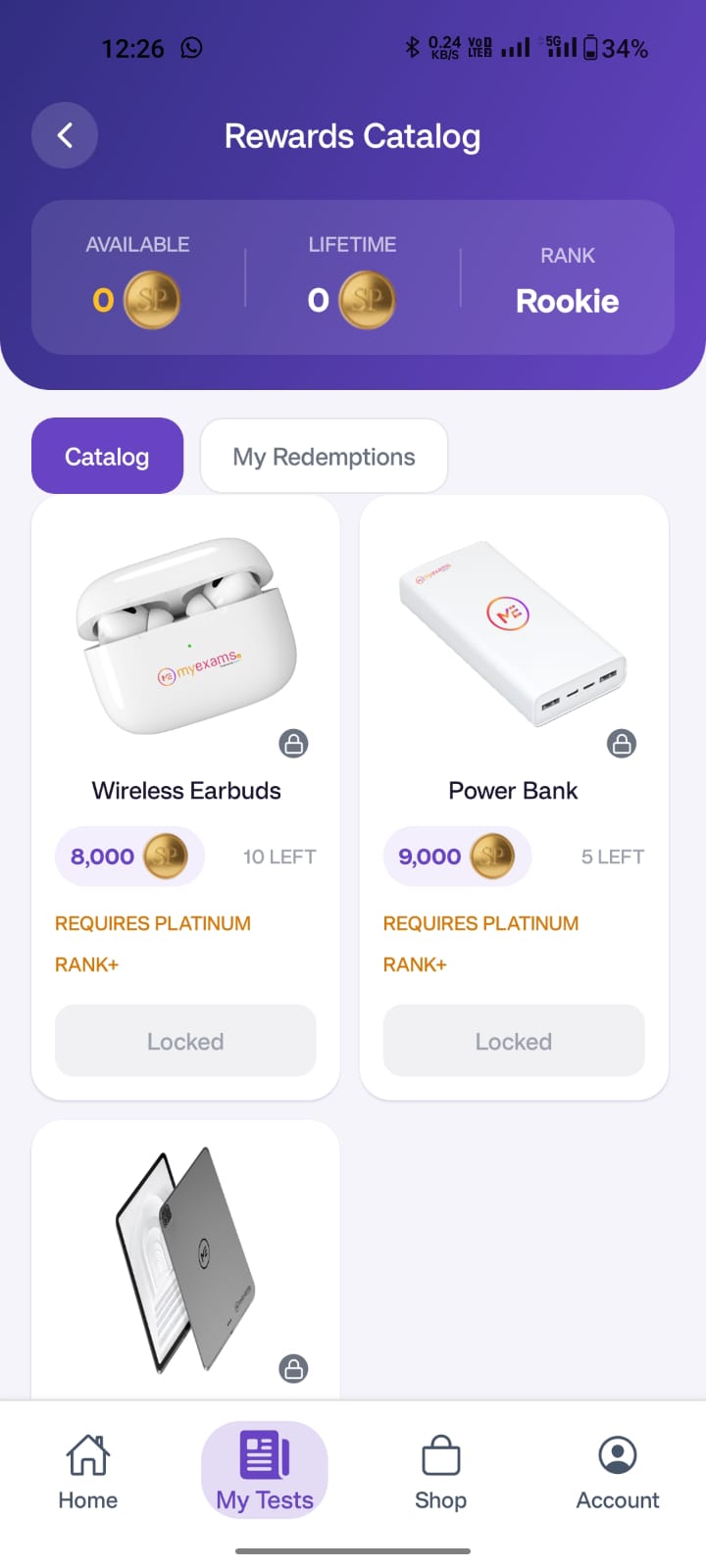 MyExams.ai leaderboard Friends tab showing top rankers among friends