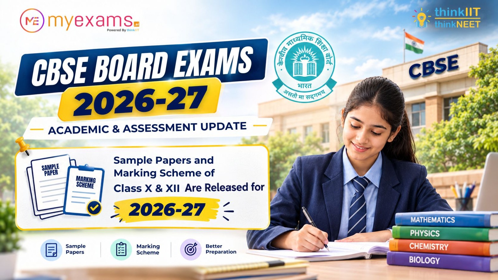 CBSE Date Sheet 2027 (Class 10, 12): Live Updates, Exam Pattern & Registration Changes